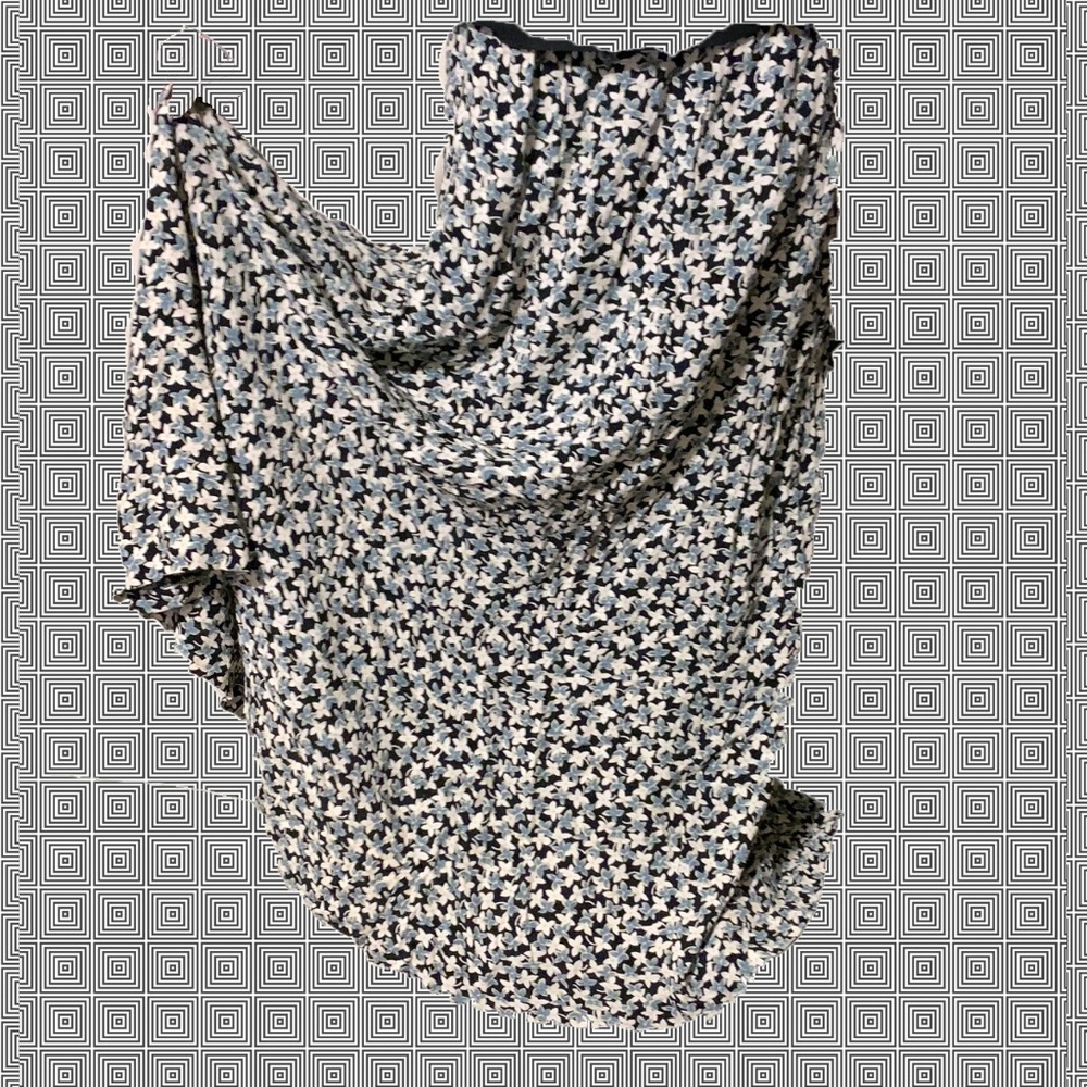 Olive Forget-Me-Nots Floral Skirt